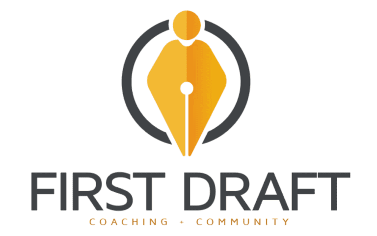 FIRST DRAFT coaching and community logo