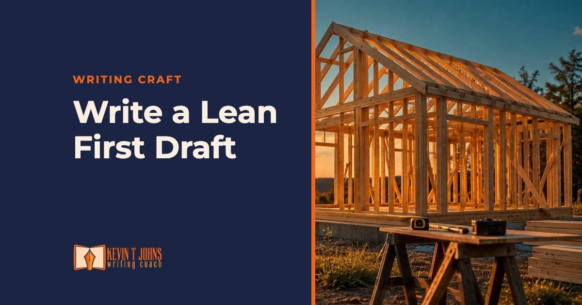 Write a Lean First Draft: Why Bare-Bones Beats Perfect Scenes Write a Lean First Draft: Why Bare-Bones Beats Perfect Scenes